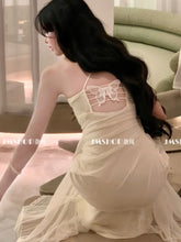 Elegant Sexy Bodycon Mermaid Dress Summer Fashion Mesh Strap Runway Party Robe Women France Vintage Floral Long Vestidos New